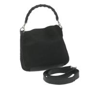 Pre-owned Canvas gucci-bags Gucci Vintage , Black , Dames