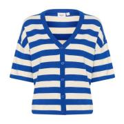 Gestreepte Cardigan Surf Blue Saint Tropez , Blue , Dames