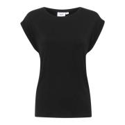 Adeliasz T-Shirt Toppe T-Shirts 30501441 Zwart Saint Tropez , Black , ...