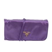 Pre-owned Canvas pouches Prada Vintage , Purple , Dames