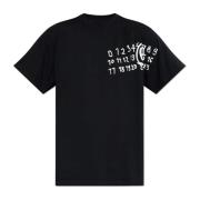 Logo T-shirt MM6 Maison Margiela , Black , Dames