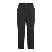 Zwarte Elastische Taille Broek Jodipw Part Two , Black , Dames