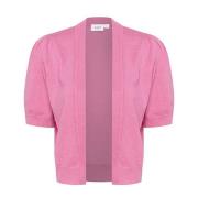 Pink Cosmos Melange Bolero Sweater Saint Tropez , Pink , Dames