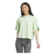 Toekomstig Icoon 3 Strepen T-shirt Adidas , Green , Dames