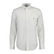 Stijlvolle Overhemden Collectie Gant , White , Heren