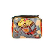 Blauwe Stoffen Handtas met Schouderband Gola , Multicolor , Dames