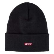 Beanie Baby Logo Wollen Muts Levi's , Black , Unisex