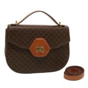 Pre-owned Leather handbags Celine Vintage , Brown , Dames