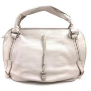 Pre-owned Leather celine-bags Celine Vintage , Beige , Dames