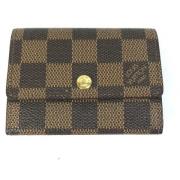 Pre-owned Canvas wallets Louis Vuitton Vintage , Brown , Dames