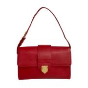 Pre-owned Leather shoulder-bags Yves Saint Laurent Vintage , Red , Dam...