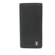 Pre-owned Leather wallets Louis Vuitton Vintage , Black , Dames