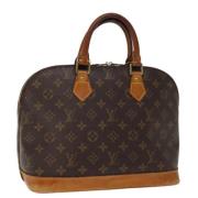 Pre-owned Canvas handbags Louis Vuitton Vintage , Brown , Dames