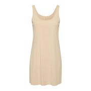 Zachte Nude Aiperkb Inner Jurk Karen by Simonsen , Beige , Dames