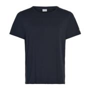 Navy Hart T-Shirt IN Front , Blue , Dames