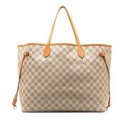 Pre-owned Canvas louis-vuitton-bags Louis Vuitton Vintage , White , Da...