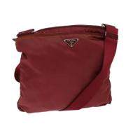 Pre-owned Nylon prada-bags Prada Vintage , Red , Dames