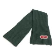 Pre-owned Wool scarves Gucci Vintage , Green , Dames