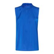 Elegante Gedrapeerde Top Surf Blue Saint Tropez , Blue , Dames