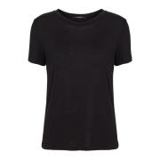 Katkabb Ss T-Shirt Bruuns Bazaar , Black , Dames