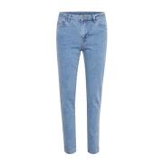 Slim Fit Jeans in Lichtblauw Gewassen Denim Kaffe , Blue , Dames