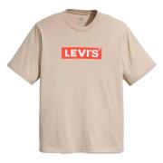 T-shirt Levi's , Beige , Heren