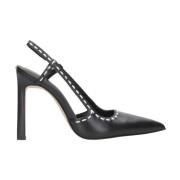 Alora High Sling Zwarte Pumps Michael Kors , Black , Dames