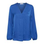 Rindaiw Blouse Mazarine Blue InWear , Blue , Dames