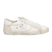 Vintage Distressed Sneakers Philippe Model , White , Heren