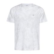 Witte T-shirts en Polos Etro , White , Heren