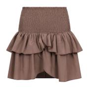 Carin R Rok met Ruches Neo Noir , Brown , Dames