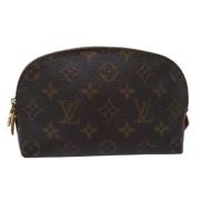 Pre-owned Canvas pouches Louis Vuitton Vintage , Brown , Dames