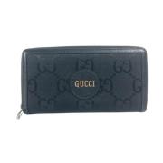 Pre-owned Leather wallets Gucci Vintage , Black , Dames