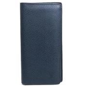 Pre-owned Leather wallets Louis Vuitton Vintage , Blue , Dames