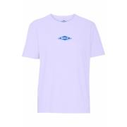 Eenvoudige Lavendel Tee Blouse Ball , Purple , Dames