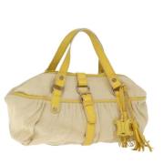 Pre-owned Canvas totes Celine Vintage , Beige , Dames