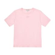 Geborduurd Roze T-shirt Munthe , Pink , Dames