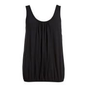 Zwarte Stretch Top 2-Biz , Black , Dames