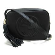 Pre-owned Leather gucci-bags Gucci Vintage , Black , Dames