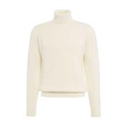 Witte Gebreide Trui Aw24 Gender , Beige , Heren