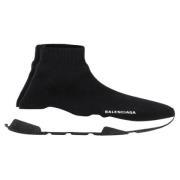 Pre-owned Polyester sneakers Balenciaga Vintage , Black , Dames