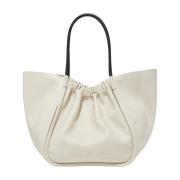 Ruched Tote Bag Proenza Schouler , Beige , Dames