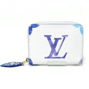 Pre-owned Leather wallets Louis Vuitton Vintage , White , Dames