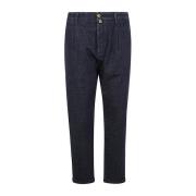 Slim Crop Pencil Pant Jacob Cohën , Blue , Heren