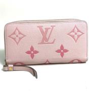 Pre-owned Fabric wallets Louis Vuitton Vintage , Pink , Dames