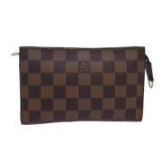 Pre-owned Canvas pouches Louis Vuitton Vintage , Brown , Dames