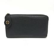 Pre-owned Leather wallets Louis Vuitton Vintage , Black , Dames