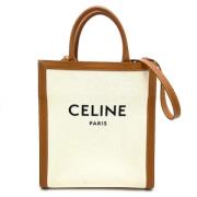 Pre-owned Leather celine-bags Celine Vintage , White , Dames