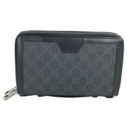 Pre-owned Canvas wallets Gucci Vintage , Black , Heren