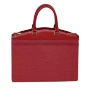 Pre-owned Leather handbags Louis Vuitton Vintage , Red , Dames